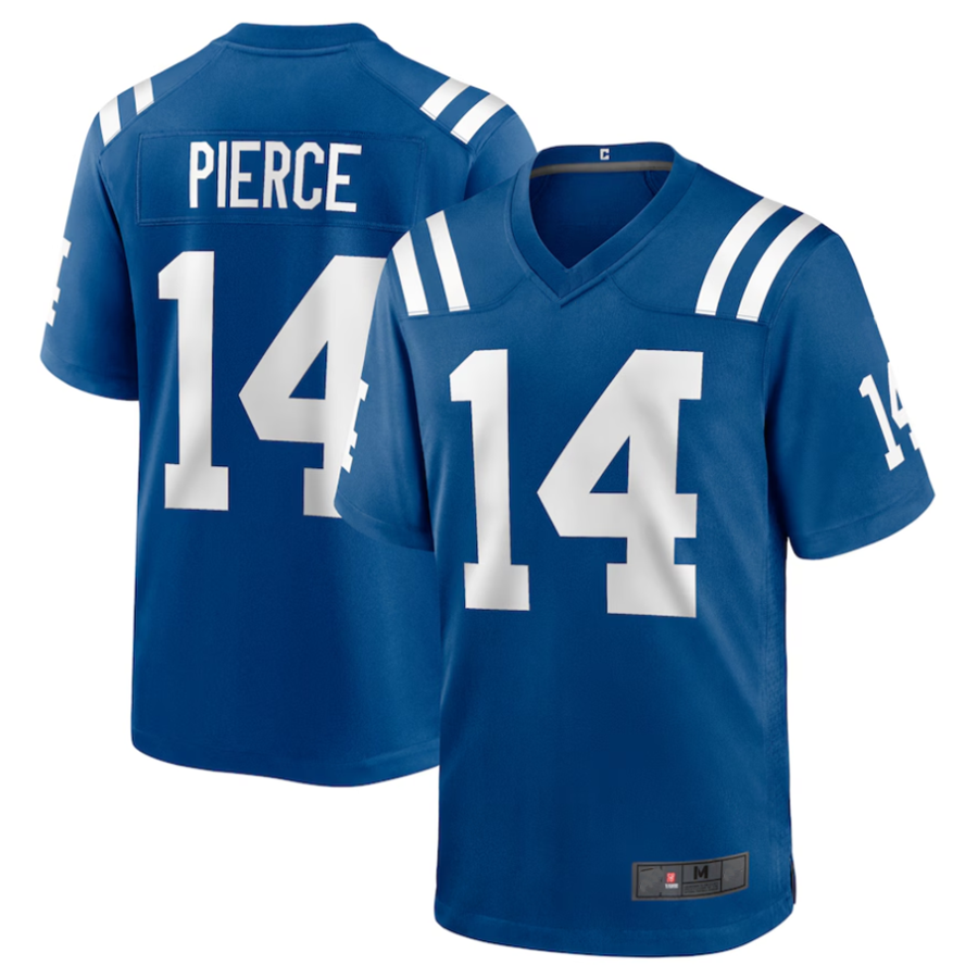Yuxns #14 Alec Pierce Player IN.Colts Player Game Stitched Jerseys-Royal