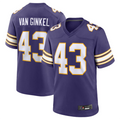 Yuxns MN.Vikings #43 Andrew Van Ginkel Player Purple Game Stitched Jerseys