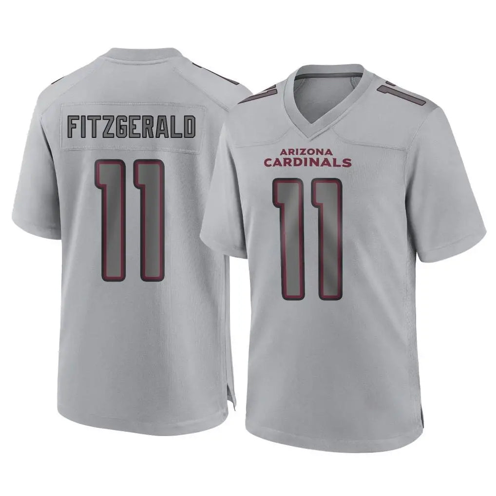 Yuxns A.Cardinals #11 Larry Fitzgerald Player Gray Fashion Home Game Stitched Jerseys