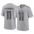 Yuxns A.Cardinals #11 Larry Fitzgerald Player Gray Fashion Home Game Stitched Jerseys
