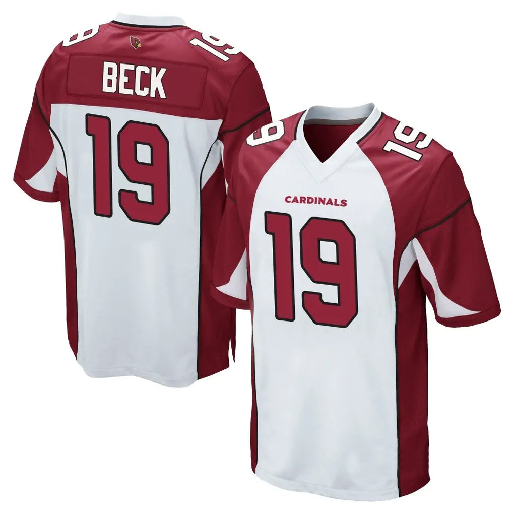 Yuxns A.Cardinals #19 Carson Beck Player White Cardinal Home Game Stitched Jerseys
