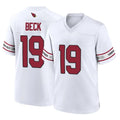 Yuxns A.Cardinals #19 Carson Beck Player White Home Game Stitched Jerseys