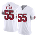 Yuxns A.Cardinals #55 Dante Stills Player White Vapor F.U.S.E. Limited Home Game Stitched Jerseys