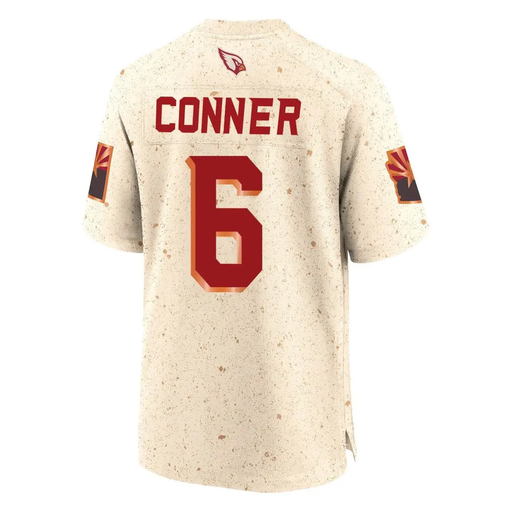 Yuxns A.Cardinals #6 James Conner Player Cream Rivalries Collection Game Stitched Jerseys