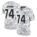 Yuxns A.Cardinals #74 Isaiah Adams Player Camo Salute to Service Limited Home Stitched Jerseys