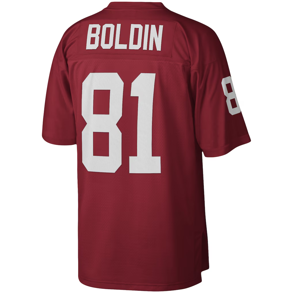 Yuxns A.Cardinals #81 Anquan Boldin Mitchell & Ness Cardinal Legacy Replica Stitched Jerseys