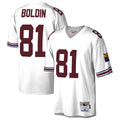 Yuxns A.Cardinals #81 Anquan Boldin Player Mitchell & Ness White Legacy Replica Stitched Jerseys