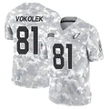Yuxns A.Cardinals #81 Travis Vokolek Player Camo Salute to Service Limited Stitched Stitched Jerseys