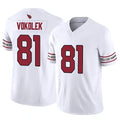 Yuxns A.Cardinals #81 Travis Vokolek Player White Home Game Stitched Jerseys