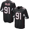Yuxns A.Cardinals #91 L.J. Collier Player Black Game Stitched Jerseys