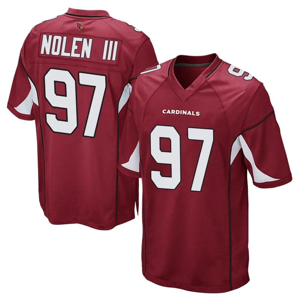 Yuxns A.Cardinals #97 Walter Nolen III Player Cardinal Home Game Stitched Jerseys