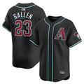 Yuxns A.Diamondbacks #23 Zac Gallen Player Black Replica Game Stitched Jerseys