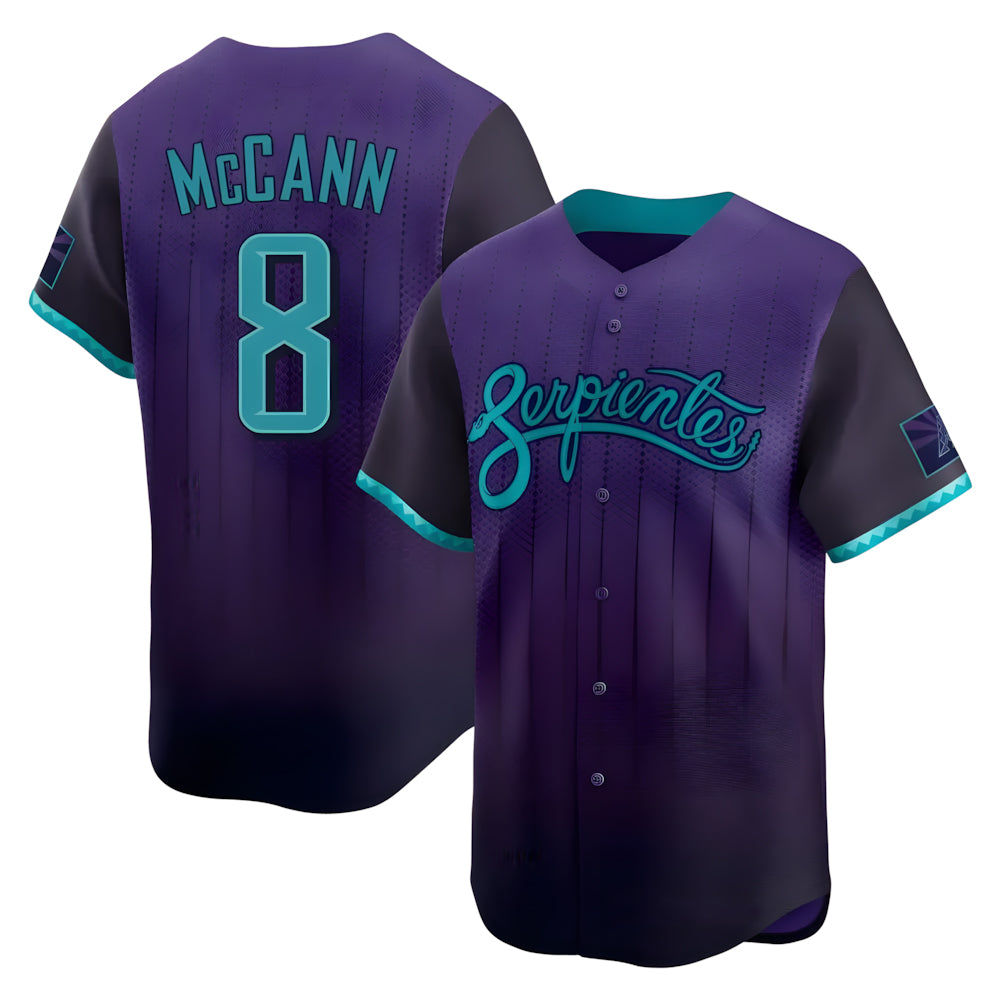 Yuxns A.Diamondbacks #8 James McCann Player Red Limited Alternate Stitched Jersey