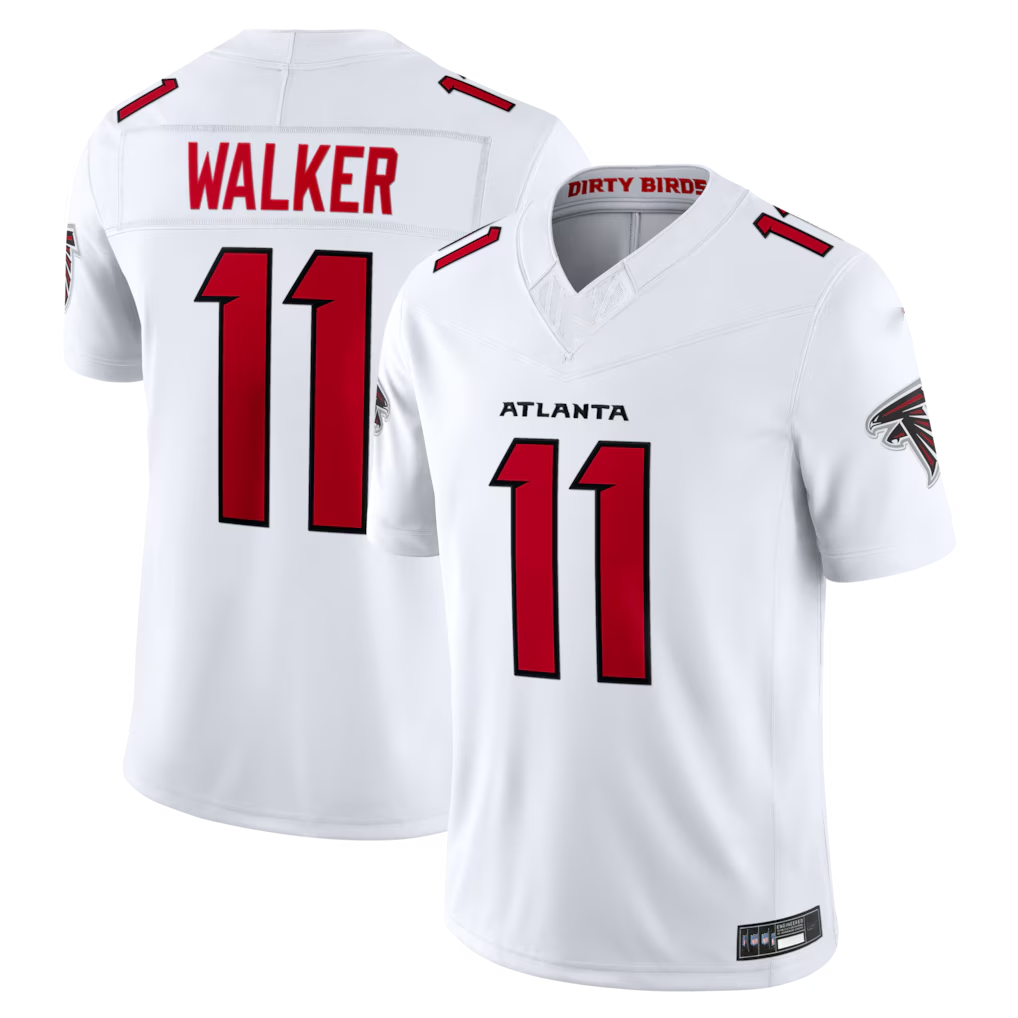 Yuxns A.Falcons #11 Jalon Walker White Vapor F.U.S.E. Limited Stitched Jerseys