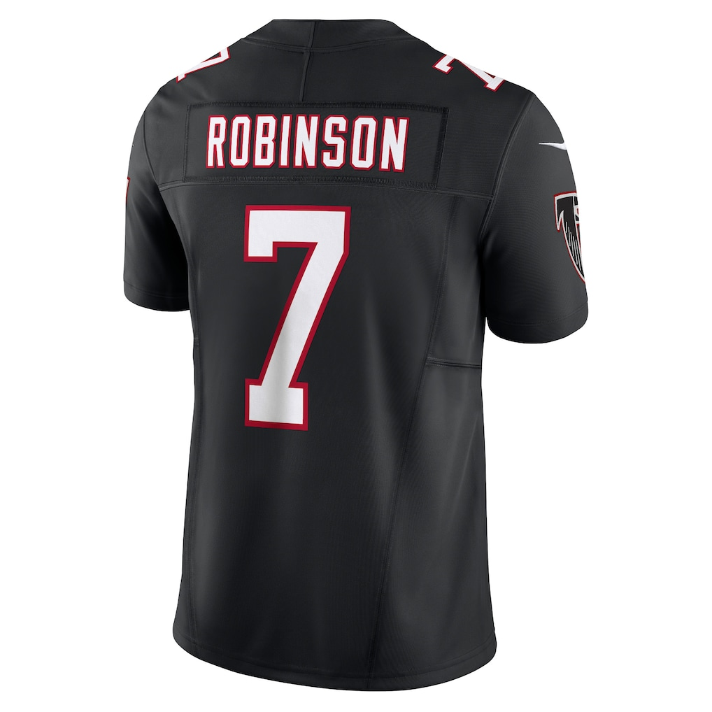 Yuxns A.Falcons #7 Bijan Robinson Black Alternate Vapor F.U.S.E. Limited Stitched Jerseys