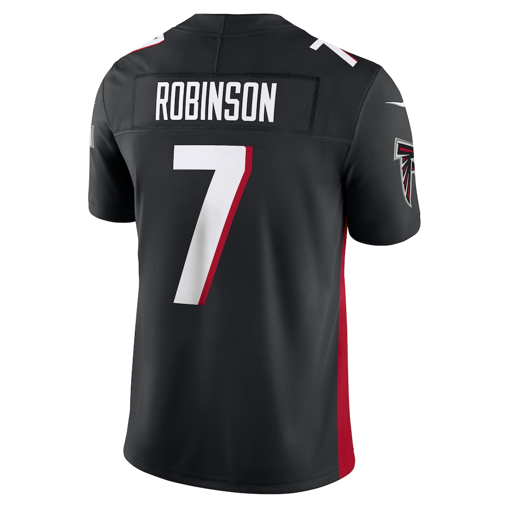 Yuxns A.Falcons #7 Bijan Robinson Black Vapor F.U.S.E. Limited Stitched Jerseys