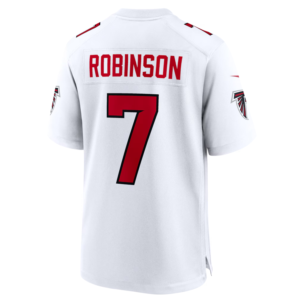 Yuxns A.Falcons #7 Bijan Robinson White Game Stitched Jerseys