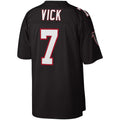 Yuxns A.Falcons #7 Michael Vick Mitchell & Ness Black Legacy Replica Stitched Jerseys