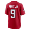 Yuxns A.Falcons #9 Michael Penix Jr. Red Game Stitched Jerseys