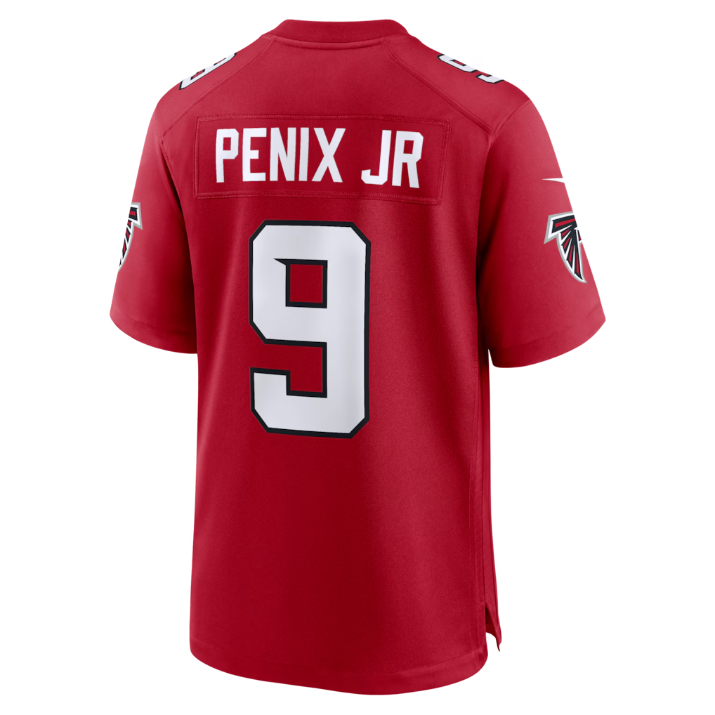 Yuxns A.Falcons #9 Michael Penix Jr. Red Game Stitched Jerseys