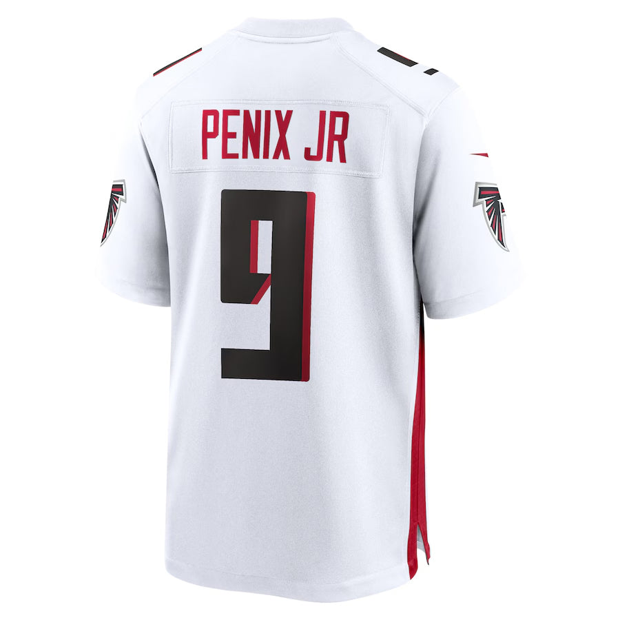 Yuxns A.Falcons #9 Michael Penix Jr. Player White Home Game Stitched Jerseys