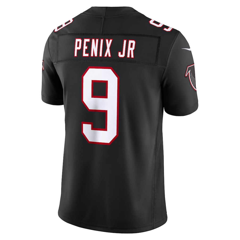Yuxns A.tlanta Falcons #9 Michael Penix Jr. Black Alternate Throwback Vapor F.U.S.E. Stitched Limited Jerseys