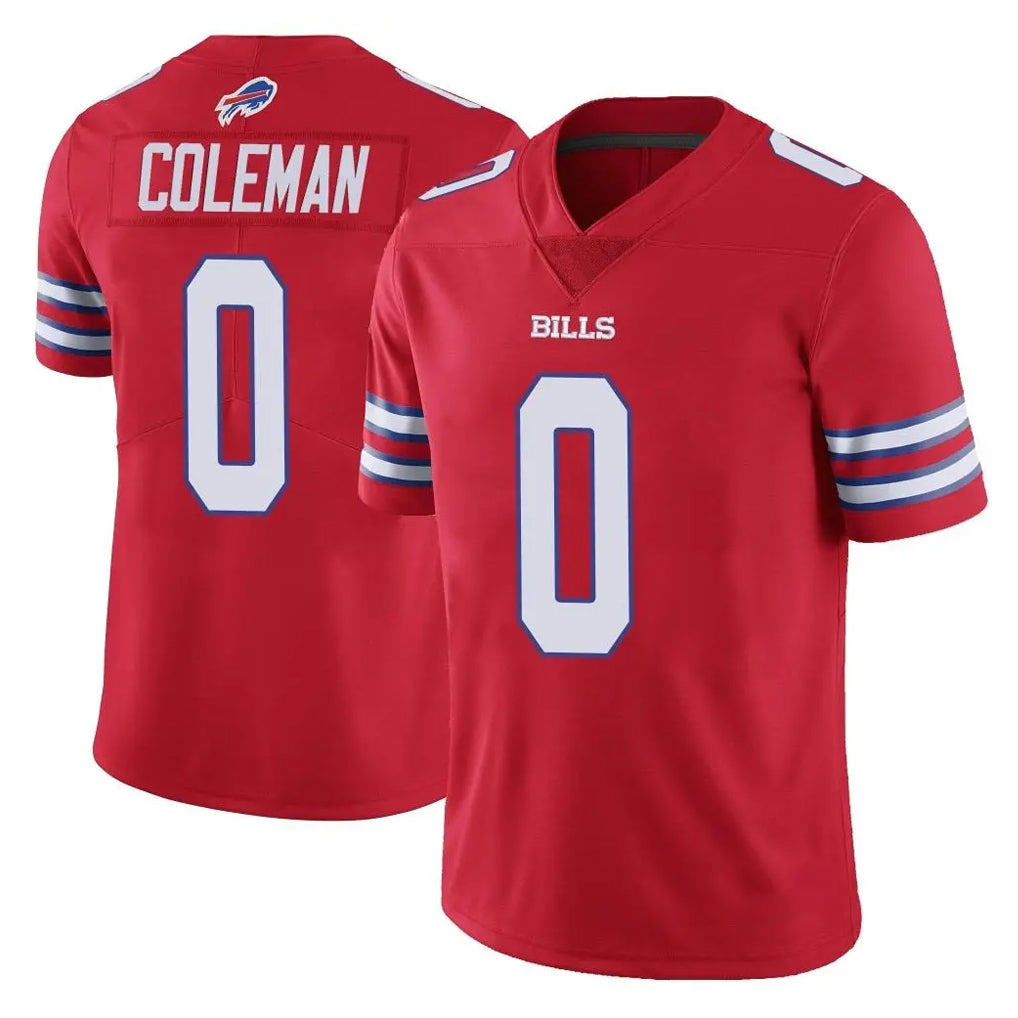Yuxns B.Bills #0 Keon Coleman Player Red Vapor Untouchable Limited Stitched Jerseys