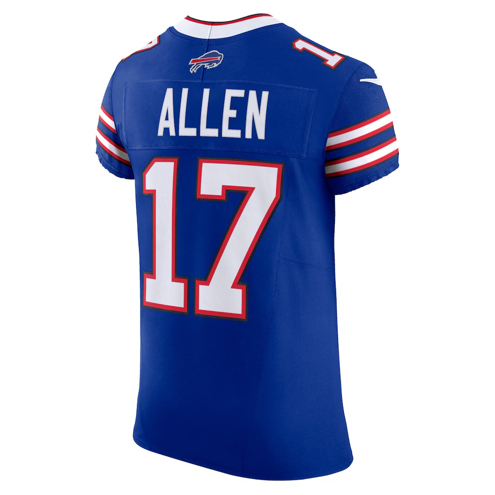 Yuxns B.Bills #17 Josh Allen Royal Team Vapor F.U.S.E. Elite Stitched Jerseys