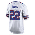 Yuxns B.Bills #22 Ray Davis Player White Home Game Stitched Jerseys