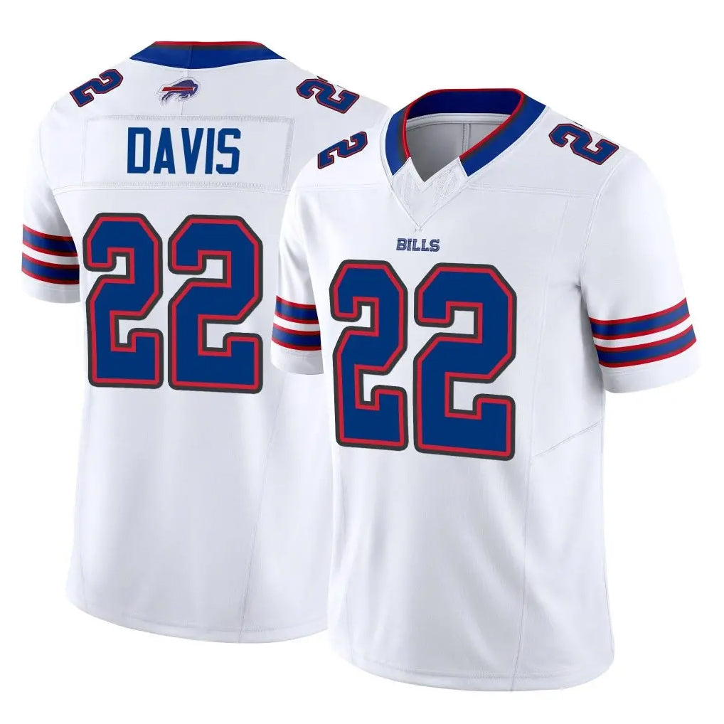 Yuxns B.Bills #22 Ray Davis Player White Vapor F.U.S.E. Limited Stitched Jerseys