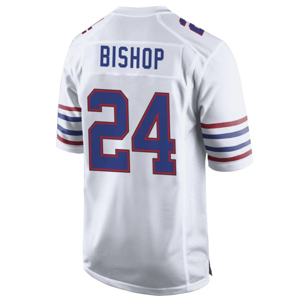 Yuxns B.Bills #24 Cole Bishop Player White Alternate Limited Home Game Stitched Jerseys