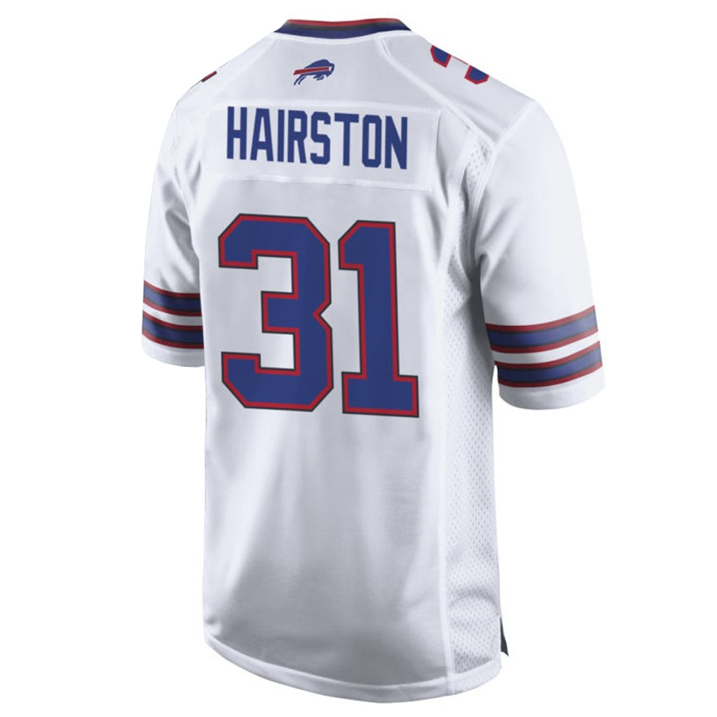 Yuxns B.Bills #31 Maxwell Hairston Player White Home Game Stitched Jerseys