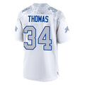 Yuxns B.Bills #34 Thurman Thomas Player White Rivalries Collection Game Stitched Jerseys