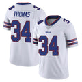 Yuxns B.Bills #34 Thurman Thomas Player White Vapor Untouchable Limited Stitched Jerseys
