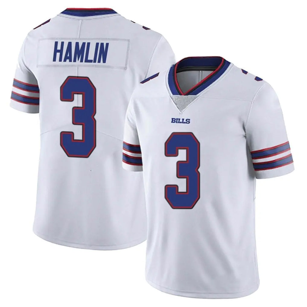 Yuxns B.Bills #3 Damar Hamlin Player White Vapor Untouchable Limited Stitched Jerseys
