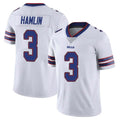 Yuxns B.Bills #3 Damar Hamlin Player White Vapor Untouchable Limited Stitched Jerseys