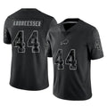 Yuxns B.Bills #44 Joe Andreessen Player Black RFLCTV Limited Stitched Jerseys