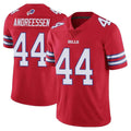 Yuxns B.Bills #44 Joe Andreessen Player Red Vapor Untouchable Limited Stitched Jerseys