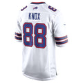 Yuxns B.Bills #88 Dawson Knox Player White Home Game Stitched Jerseys
