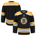 Yuxns B.Bruins Black Home Authentic Pro Stitched Jerseys