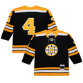 Yuxns B.Bruins Bobby Orr Mitchell & Ness Black Big & Tall 197172 Blue Line 2.0 Stitched Jerseys