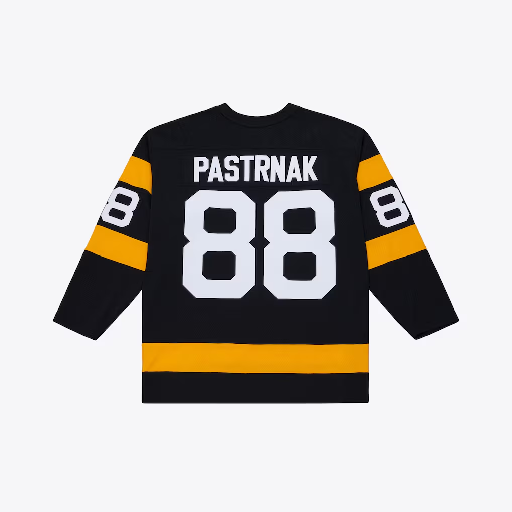 Yuxns B.Bruins #88 David Pastrnak Mitchell & Ness Black 2015 Power Play Stitched Jerseys