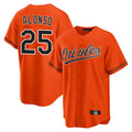 Yuxns B.Orioles #25 Pete Alonso Player Orange Home Game Stitched Jerseys