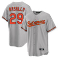 Yuxns B.Orioles #29 Samuel Basallo Player Gray Home Game Stitched Jerseys