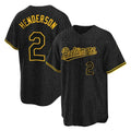 Yuxns B.Orioles #2 Gunnar Henderson Player Black Snake Skin City Home Game Stitched Jerseys