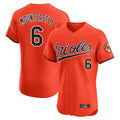Yuxns B.Orioles #6 Ryan Mountcastle Player Orange Limited Elite Home Game Stitched Jerseys