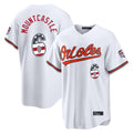 Yuxns B.Orioles #6 Ryan Mountcastle Player White USA 250 Fourth of July Home Game Stitched Jerseys