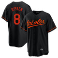 Yuxns B.Orioles #8 Cal Ripken Player Black Home Game Stitched Jerseys