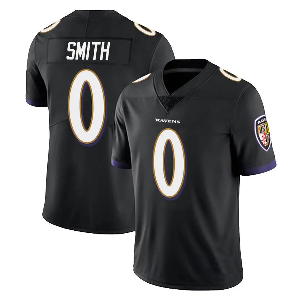 Yuxns B.Ravens #0 Roquan Smith Player Black Vapor Untouchable Limited Home Game Stitched Jerseys