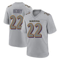 Yuxns B.Ravens #22 Derrick Henry Player Gray Replica Limited Stitched Jerseys